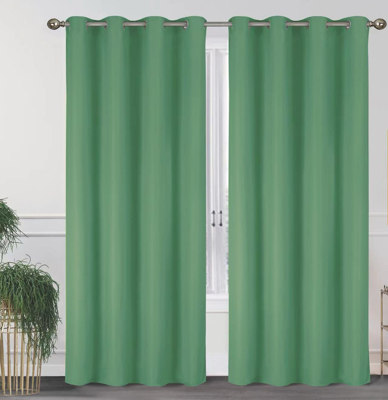 2-Pack Solid Thermal Blackout Curtain Panels - 55" x 84"