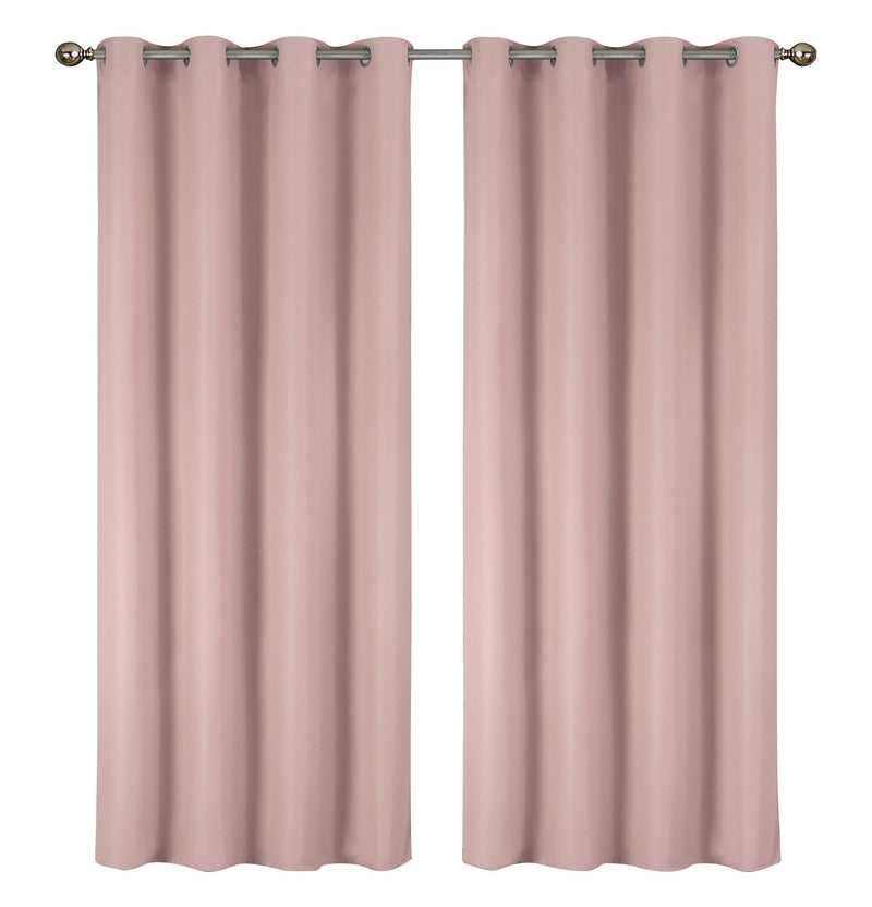 2-Pack Solid Thermal Blackout Curtain Panels - 55" x 84"