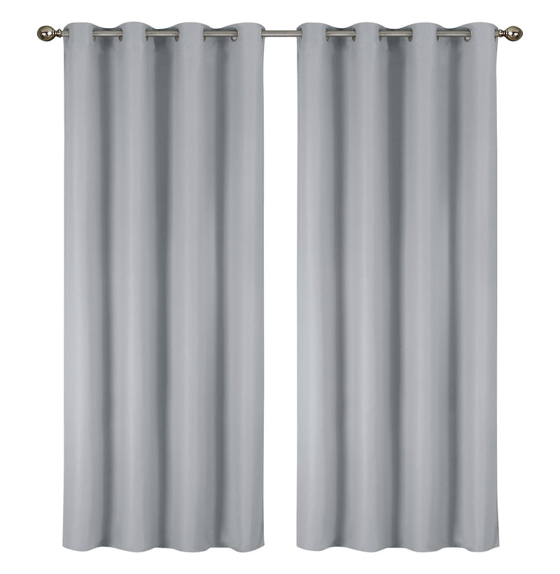 2-Pack Solid Thermal Blackout Curtain Panels - 55" x 84"
