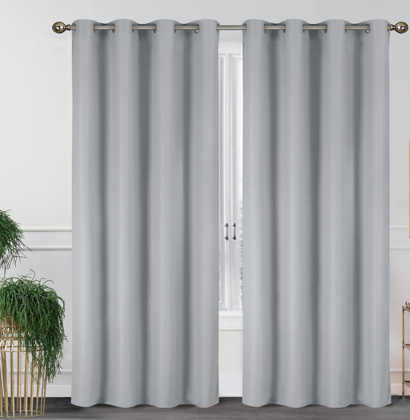 2-Pack Solid Thermal Blackout Curtain Panels - 55" x 84"