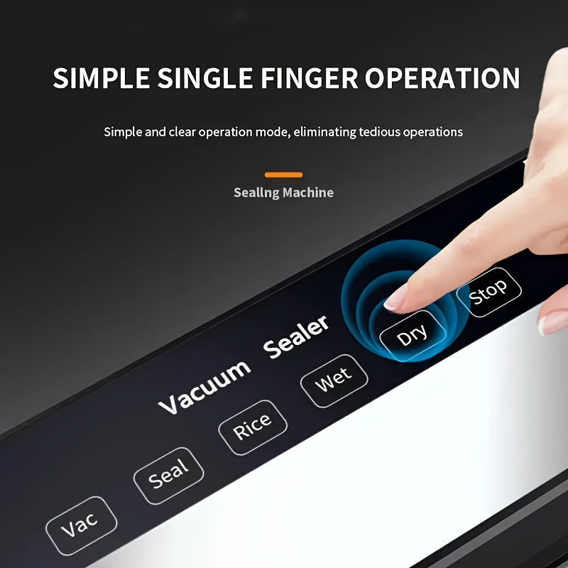 65Kpa Vacuum Sealer Machine Food Saver Wet Dry Automatic w/50 Bags Commercial