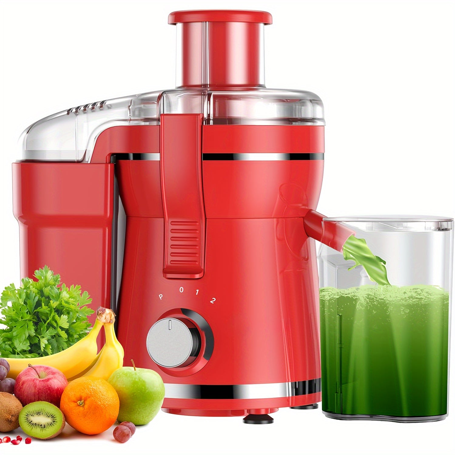 500W Centrifugal Juicer Machine 3 Speed Wide Mouth Fruit Vegetable Extractor