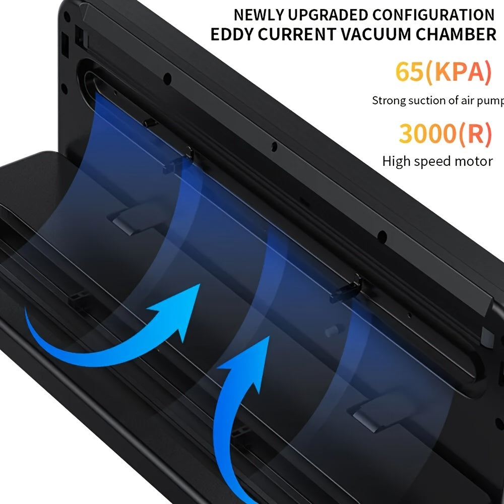 65Kpa Vacuum Sealer Machine Food Saver Wet Dry Automatic w/50 Bags Commercial