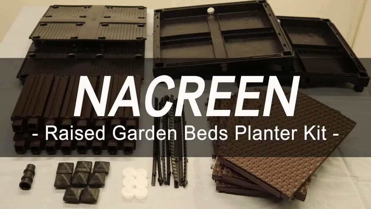 Raised Garden Bed Planter Box w/ Drainage Outdoor Balcony Vegetable Flower