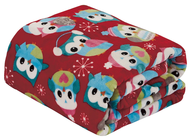 Christmas Blanket Cozy Festive Holiday Throw Blanket 50" x 60"
