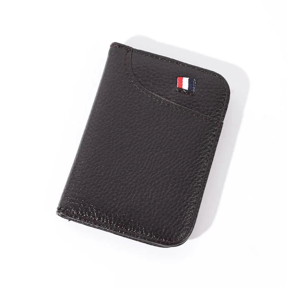 Slim PU Leather Card Holder Wallet – Mini Credit Card Wallet with 9 Card Slots (8 x 11 cm / 3.15 x 4.33 in)