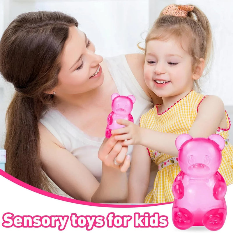 Gummy Bear Squishy Stress Ball | Sugar Filled Ultra Soft Decompression Toy