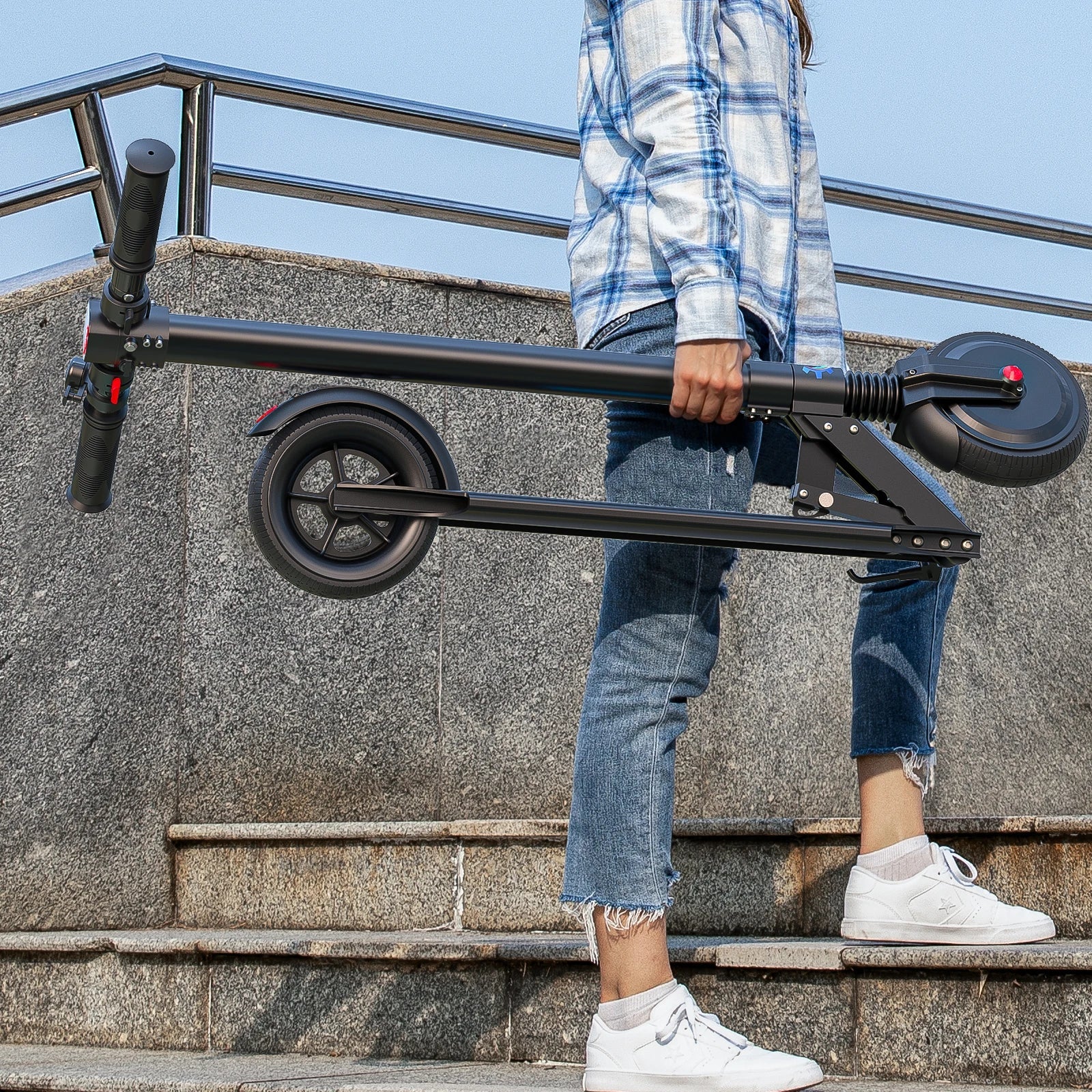 COROMA Electric Scooter for Women - Foldable, 40-60km Range