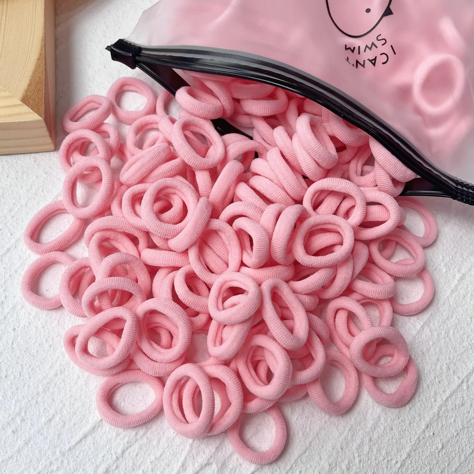 20/50-Pack Kids Elastic Hair Bands, Colorful Girls Scrunchies & Baby Hair Ties