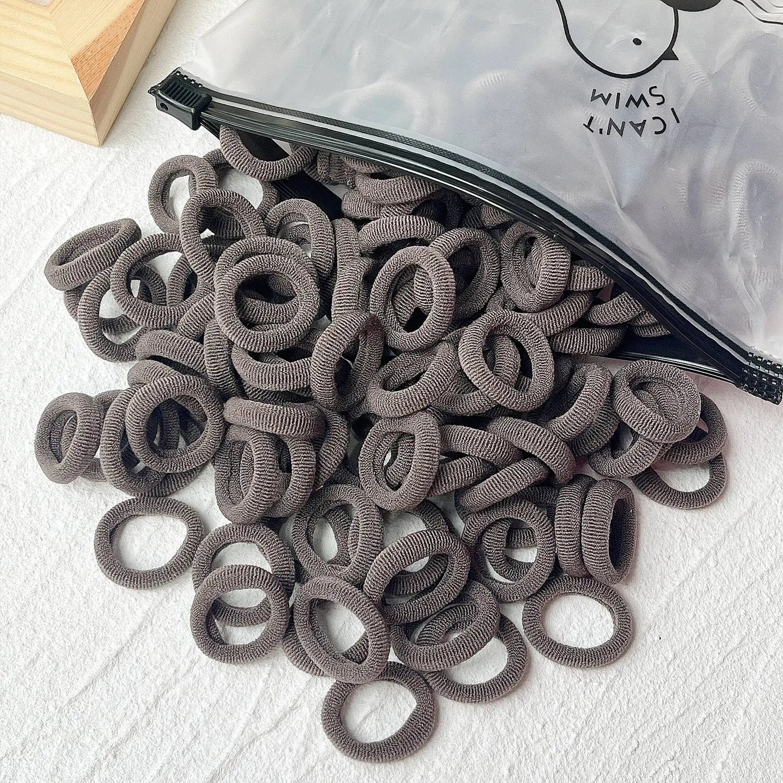 20/50-Pack Kids Elastic Hair Bands, Colorful Girls Scrunchies & Baby Hair Ties