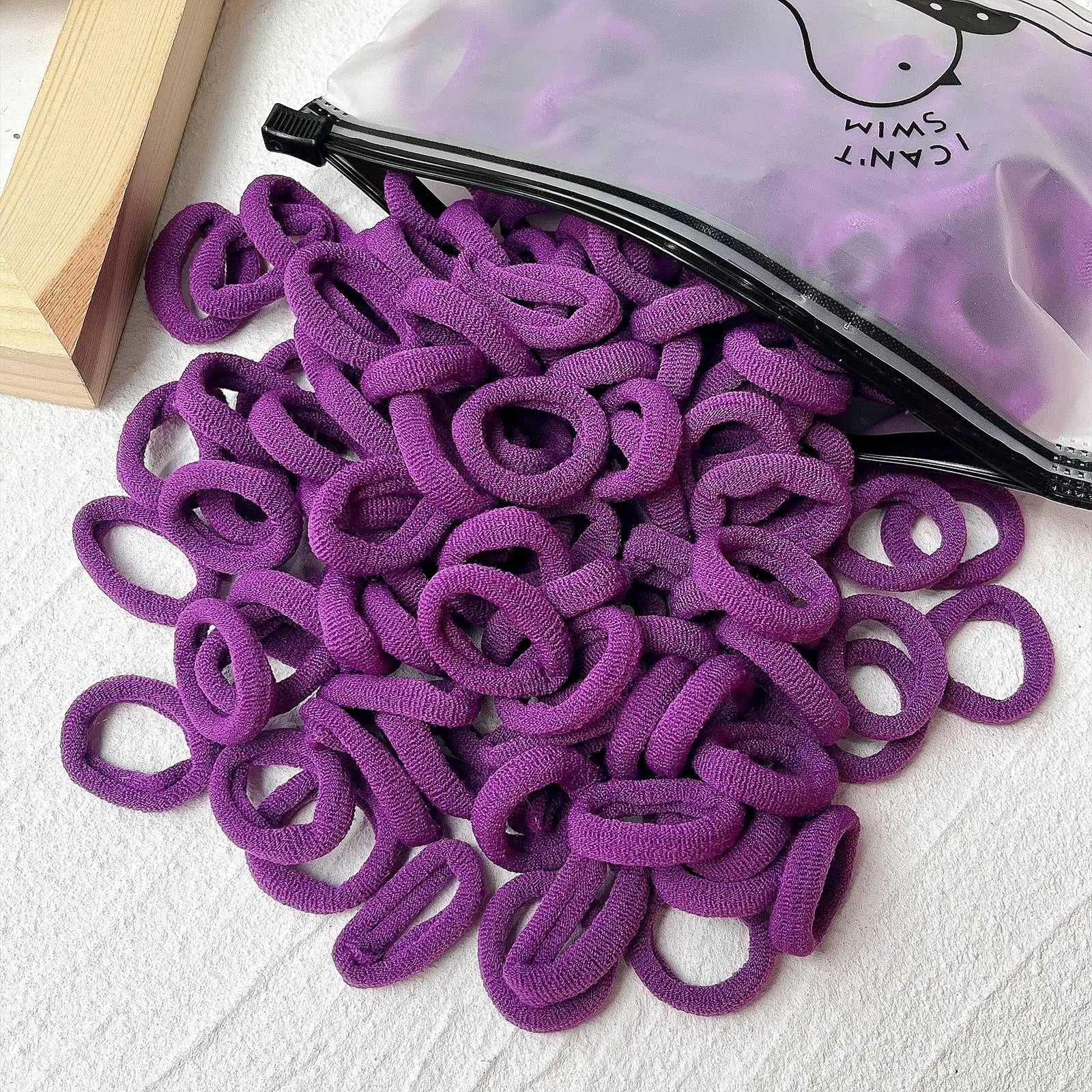 20/50-Pack Kids Elastic Hair Bands, Colorful Girls Scrunchies & Baby Hair Ties