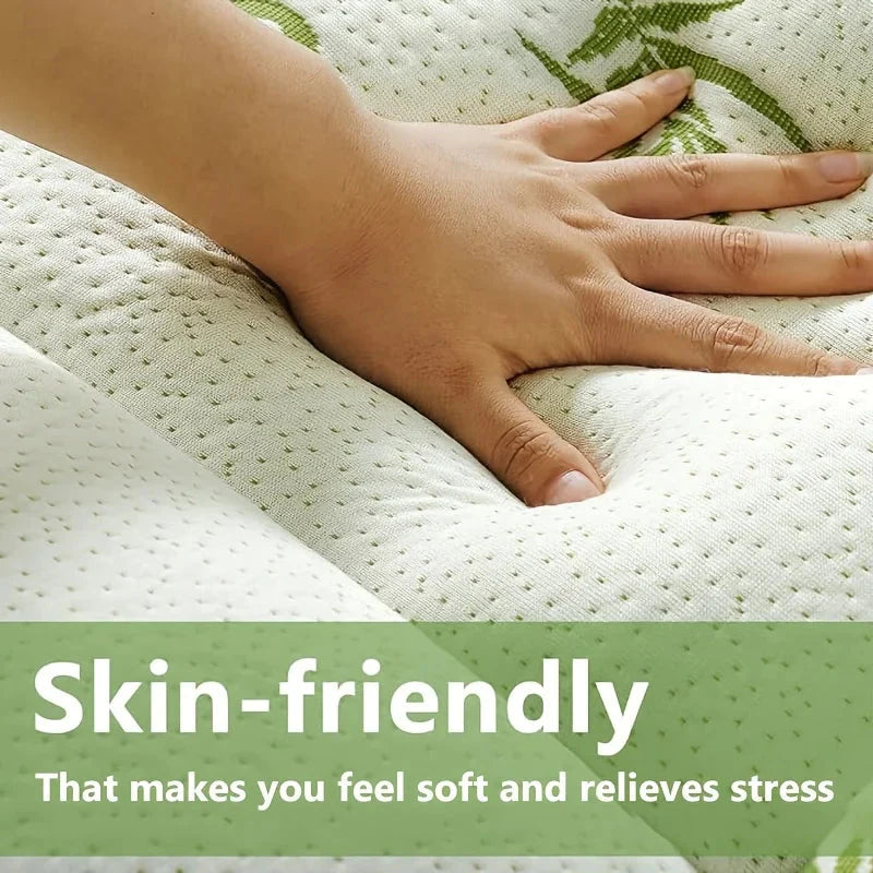 Aloe Vera Mattress Protector – Soft, Hypoallergenic Breathable Cover