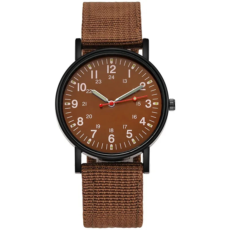 Men's Large Dial Quartz Watch 38mm (1.5 in) - Luminous Hands, Alloy Case & Bracelet, Fashion Casual
