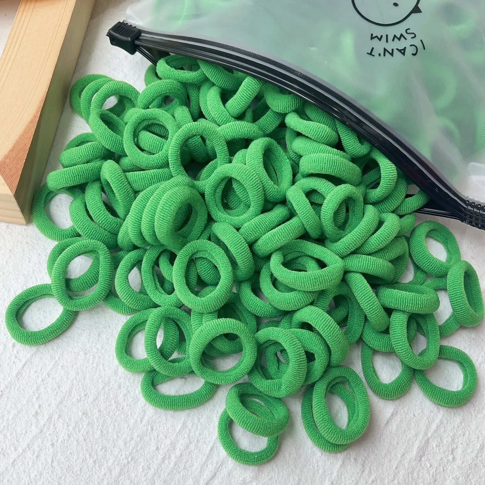 20/50-Pack Kids Elastic Hair Bands, Colorful Girls Scrunchies & Baby Hair Ties