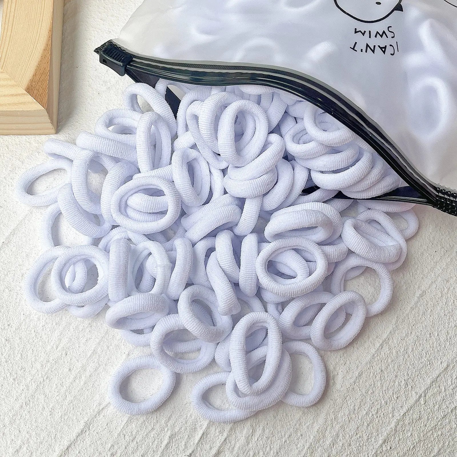 20/50-Pack Kids Elastic Hair Bands, Colorful Girls Scrunchies & Baby Hair Ties