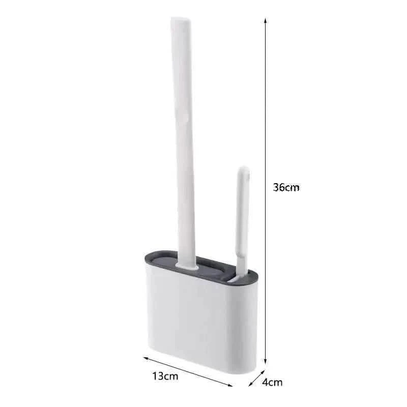 Wall Hanging Toilet Brush With Holder
