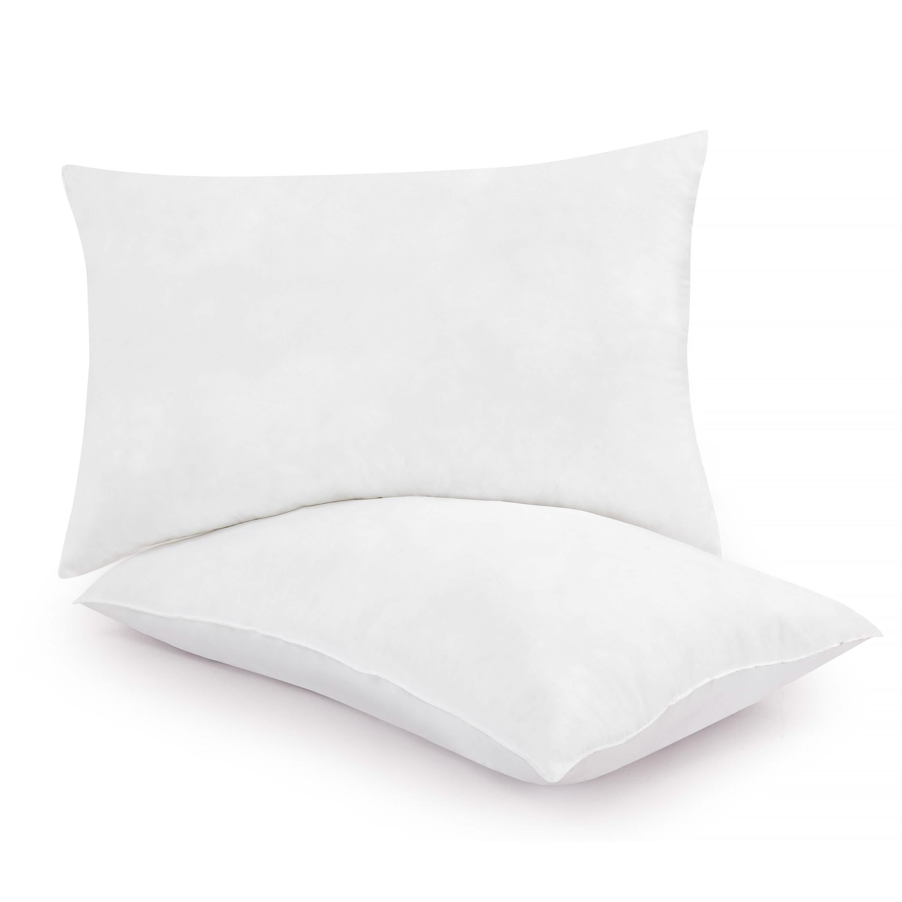 2-Pack: Royale Linens Gusseted Pillows Soft Hotel Quality