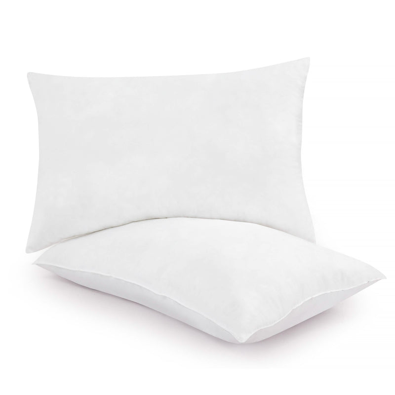 2-Pack: Royale Linens Gusseted Pillows Soft Hotel Quality