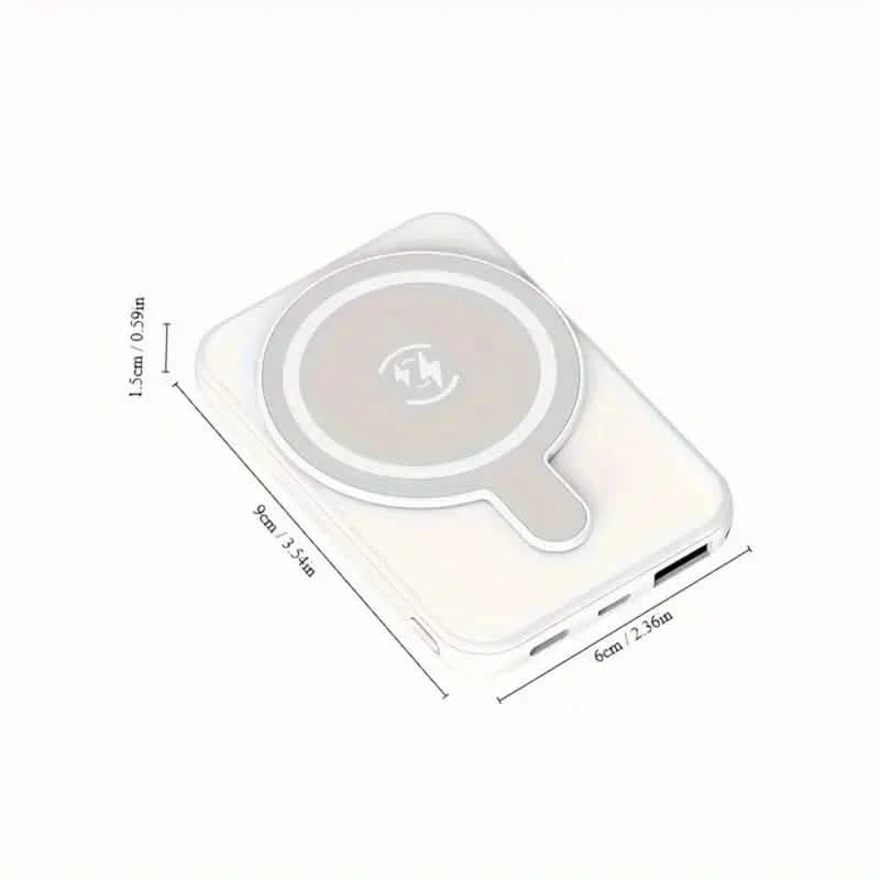 Ultra-Thin 10000mAh Magnetic Power Bank with 20W Fast Charging