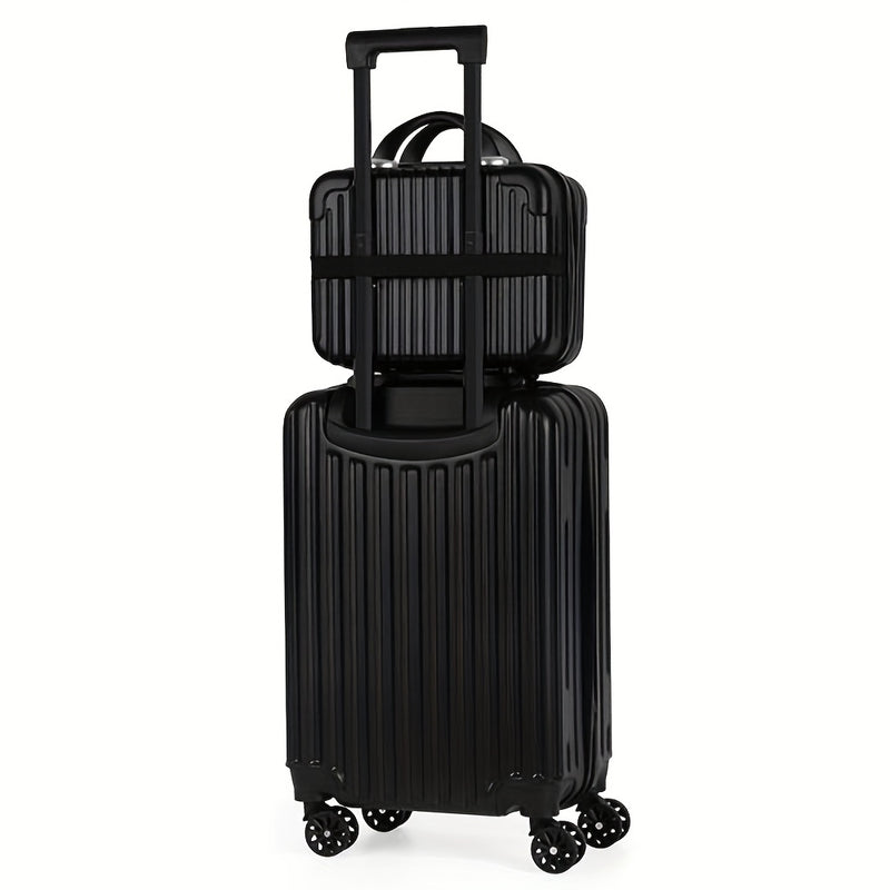 2-Piece Spinner Luggage Set – 20” Carry-On & 14” Crossbody Handbag