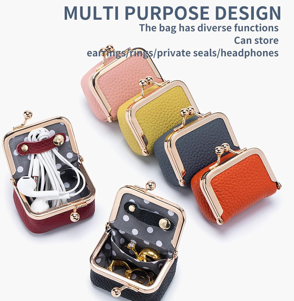 Holds earrings, rings, wax seals or earbuds