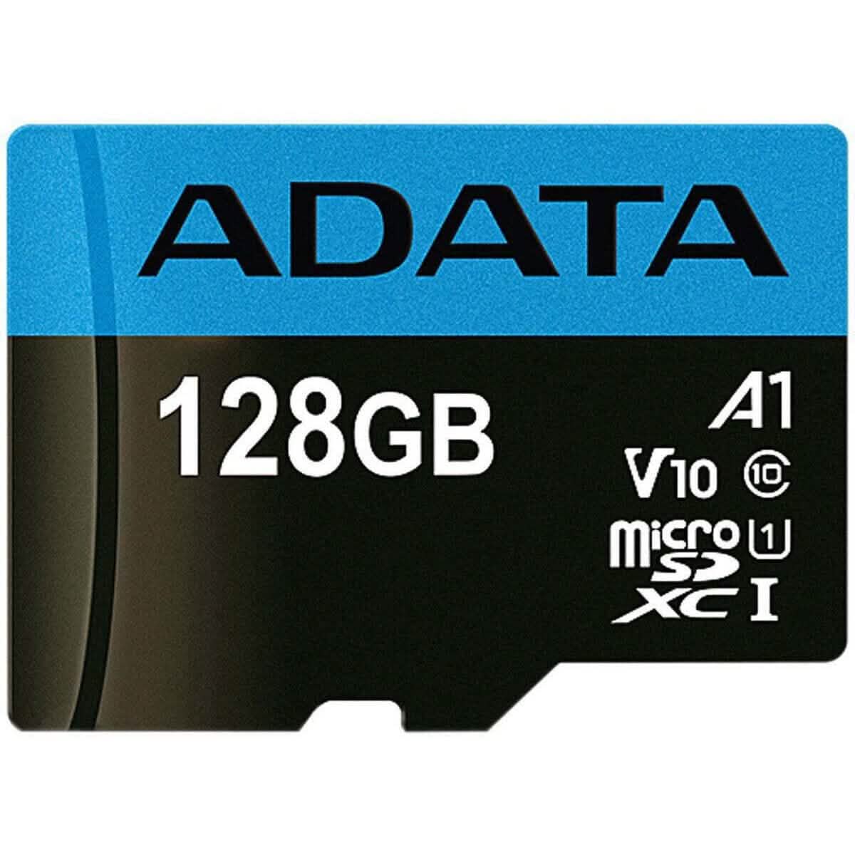 ADATA Memory Card 128GB Class 10 MicroSD with Adapter for Smartphones/Tablets (Refurbished) Mobile Accessories - DailySale