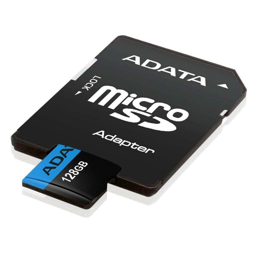 ADATA Memory Card 128GB Class 10 MicroSD with Adapter for Smartphones/Tablets (Refurbished) Mobile Accessories - DailySale