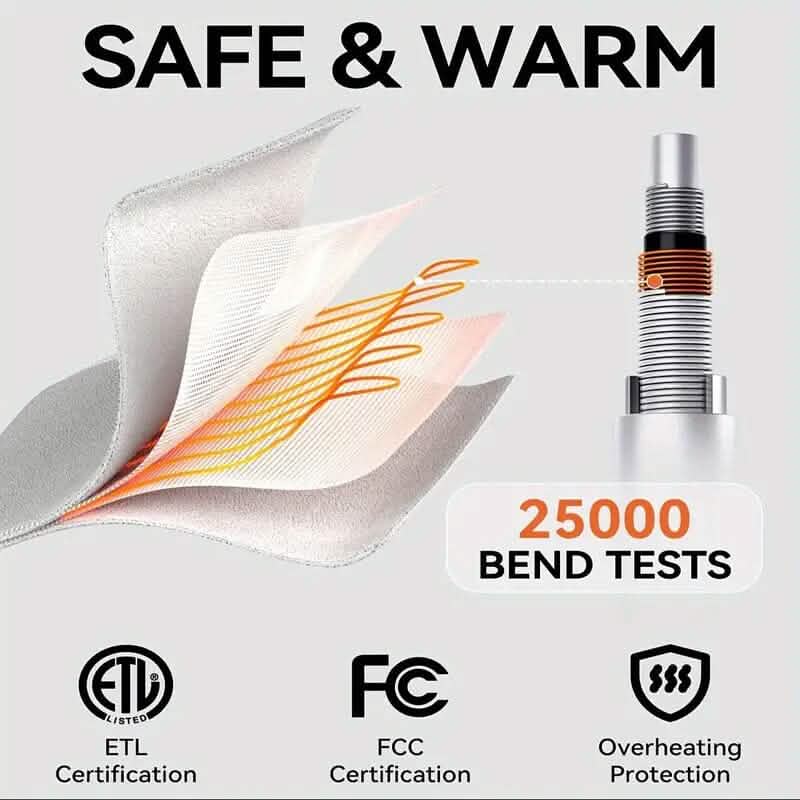 Adjustable Temperature Heating Pad with Timer Wellness - DailySale