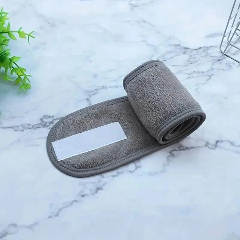 Adjustable Women's Headband - Soft, Non-Slip, Ideal for Makeup, Face Washing, Yoga, and Running Headbands & Hair Accessories Gray - DailySale