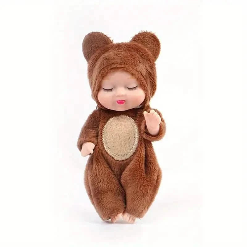 Adorable 4.3" Reborn Doll - Mini Cute Sleeping Youngsters Series Toys & Games Bear - DailySale