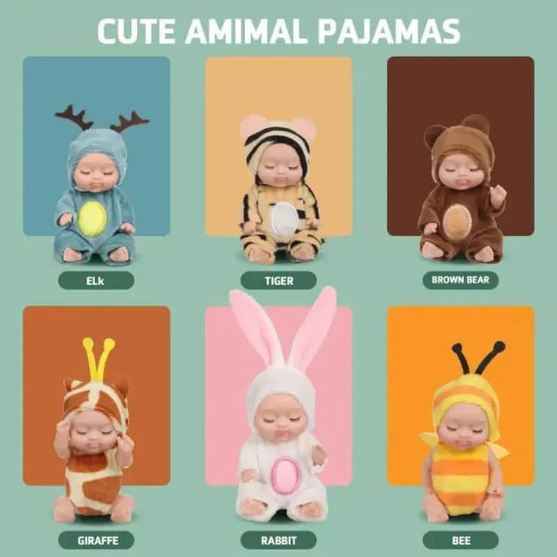 Adorable 4.3" Reborn Doll - Mini Cute Sleeping Youngsters Series Toys & Games - DailySale