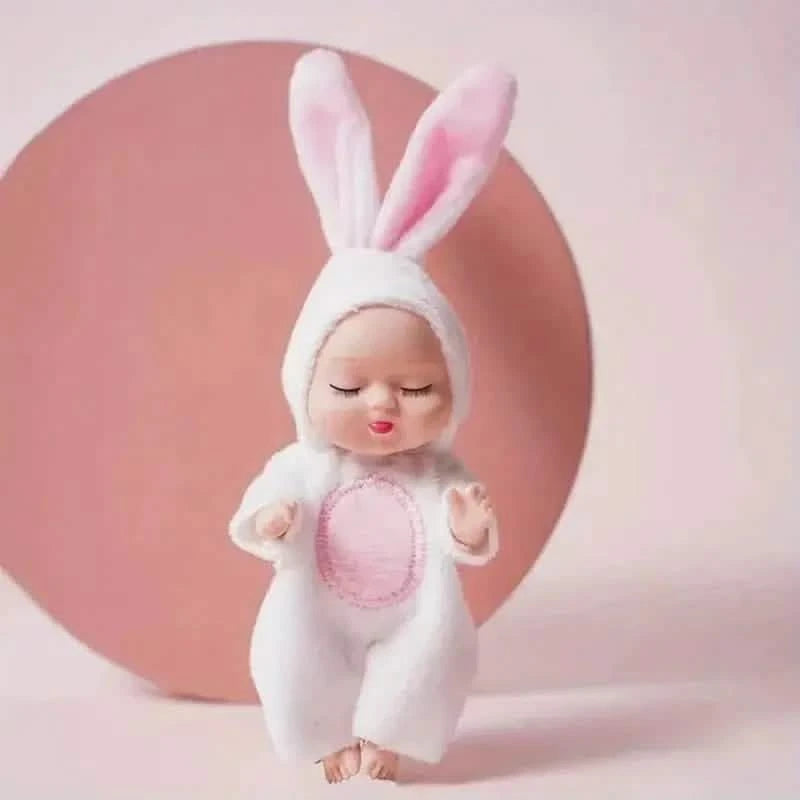 Adorable 4.3" Reborn Doll - Mini Cute Sleeping Youngsters Series Toys & Games Rabbit - DailySale