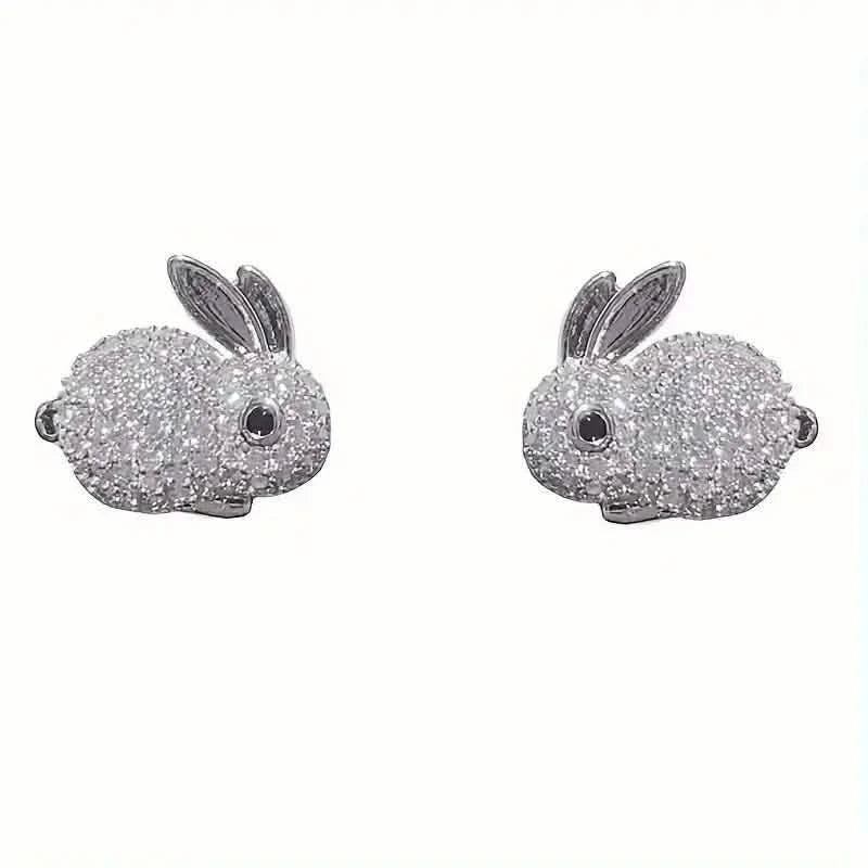 Adorable Rabbit-shaped Earrings Earrings - DailySale