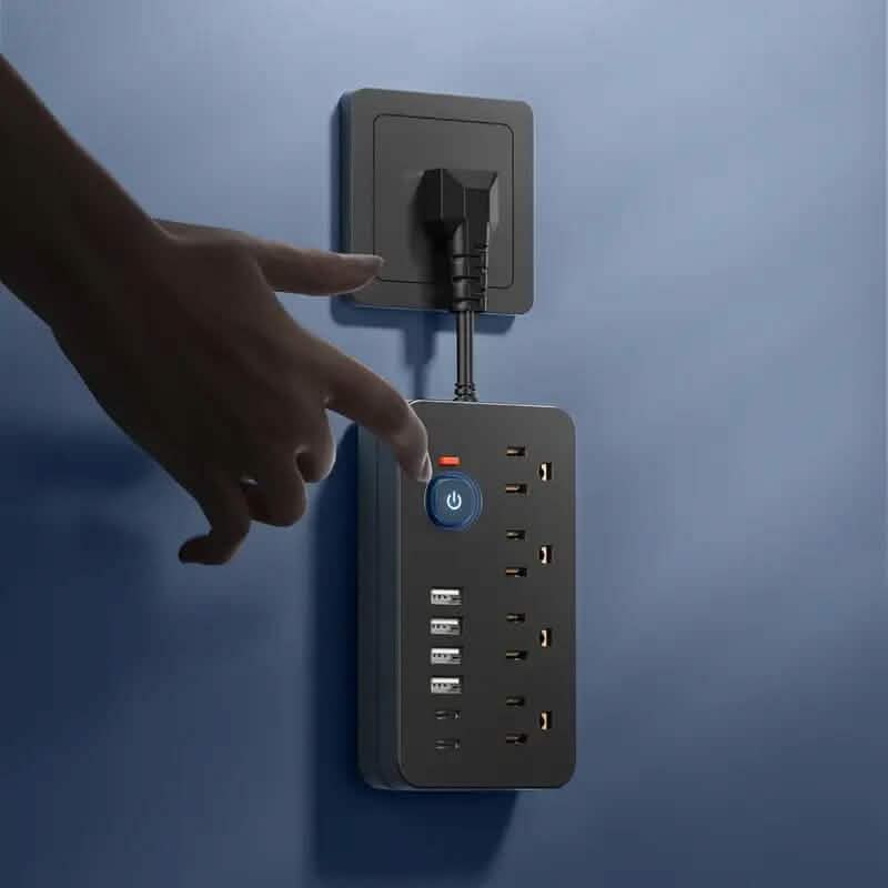 Advanced 10-in-1 Multi-Plug Power Strip Batteries & Power Accessories - DailySale