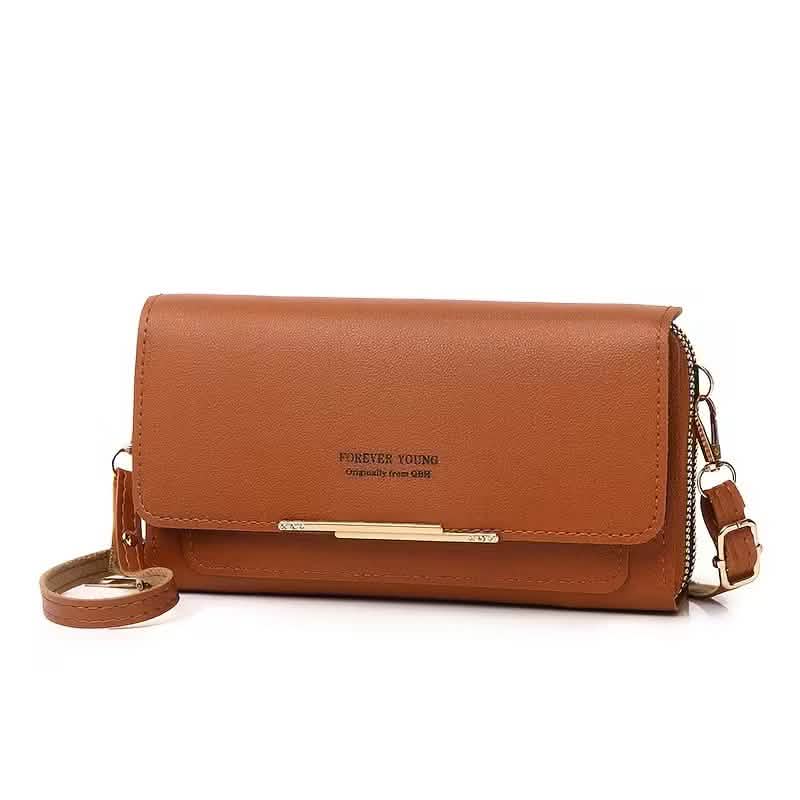 Vegan Messenger Bag – Lightweight Large Shoulder Bag with Detachable Organizer