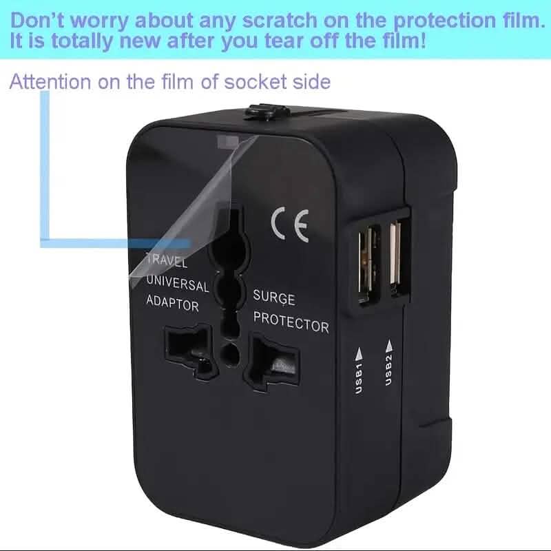 All-in-One Universal Travel Charger with Dual USB Charging Ports Mobile Accessories - DailySale