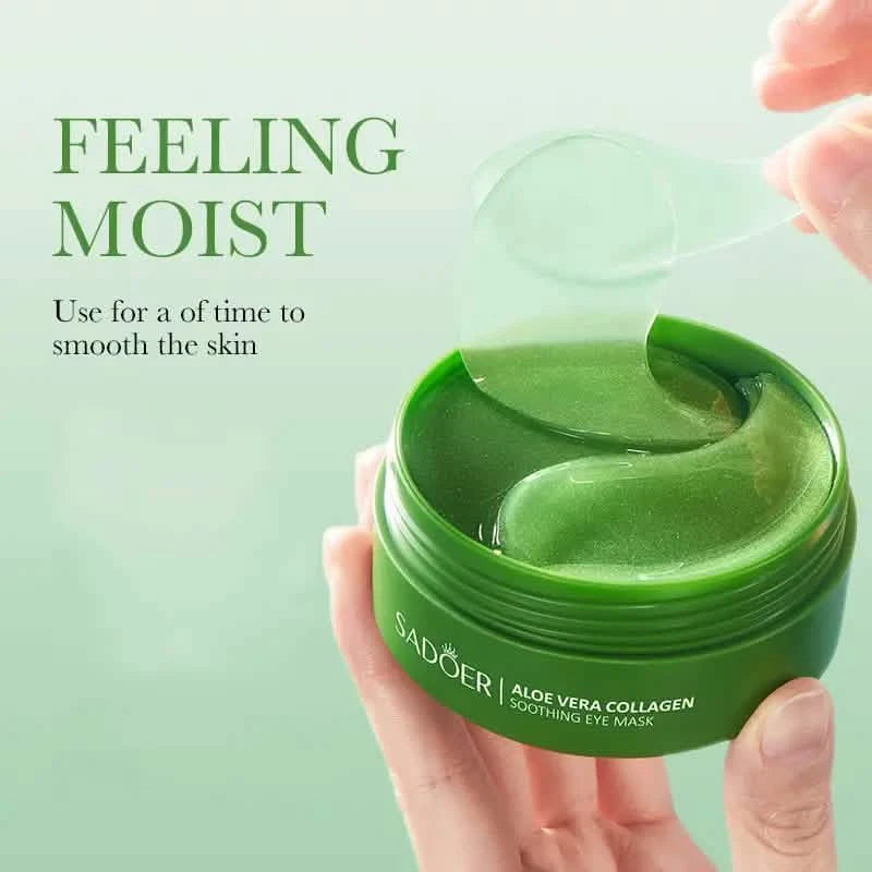 Aloe & Collagen Crystal Eye Mask - Hypoallergenic, Firming Moisturizing Care for All Skin Types Beauty & Personal Care - DailySale
