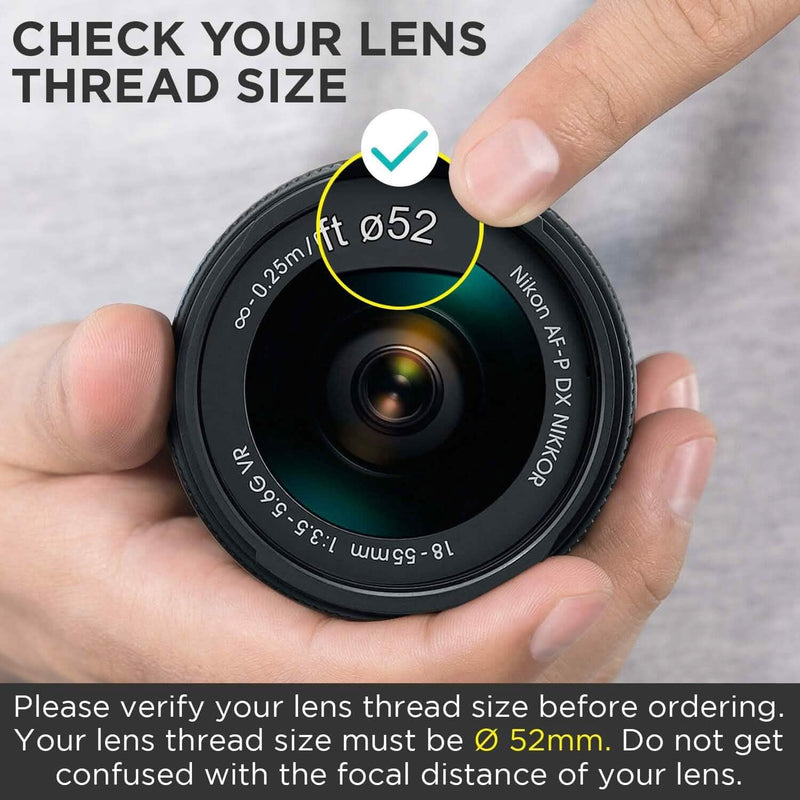 Altura Photo 52MM 0.35x HD Fisheye Nikon Wide Angle Lens (w/Macro Portion) Cameras & Drones - DailySale