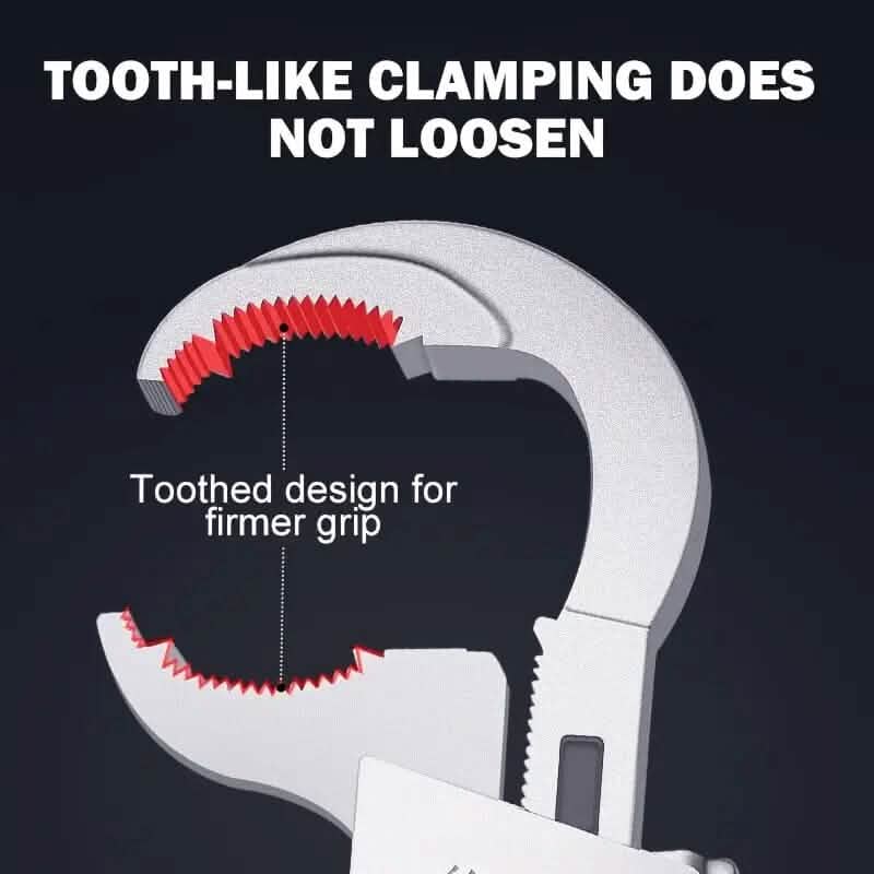 Aluminum Alloy Adjustable Wrench Home Improvement - DailySale