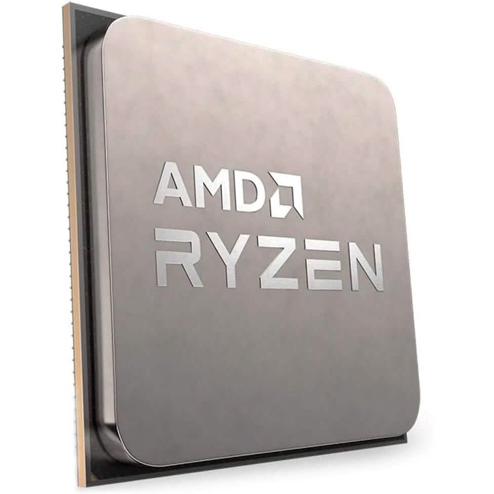 Front-angled view of AMD Ryzen 7 5800X 8-core, 16-Thread Unlocked Desktop Processor (Refurbished), available at Dailysale