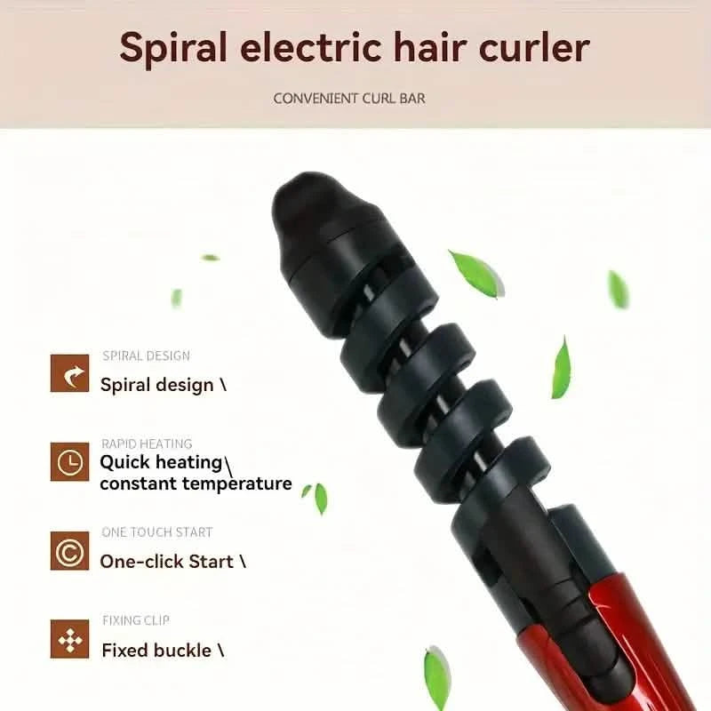 Anti Scald Spiral Curlers, Inner Button Wavy Curlers, Large Curls and Perm Beauty & Personal Care - DailySale