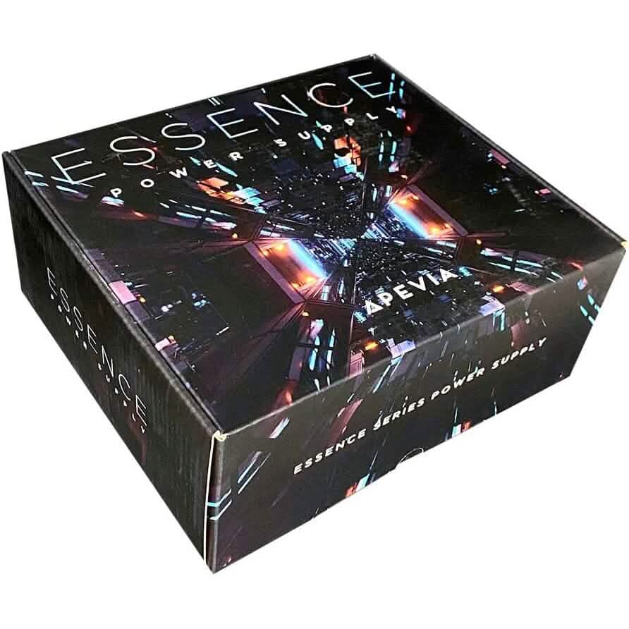 Apevia ATX-ES600W Essence 600W ATX Semi-Modular Gaming Power Supply with Auto-Thermally Controlled Computer Accessories - DailySale