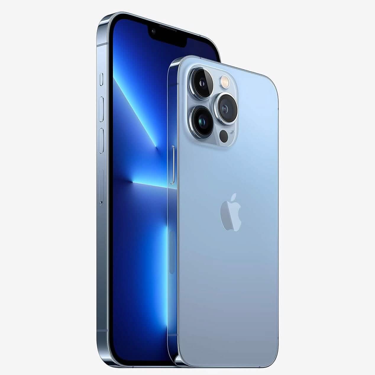 Apple iPhone 13 Pro Max, 256GB, Sierra Blue - Unlocked (Refurbished) Cell Phones - DailySale