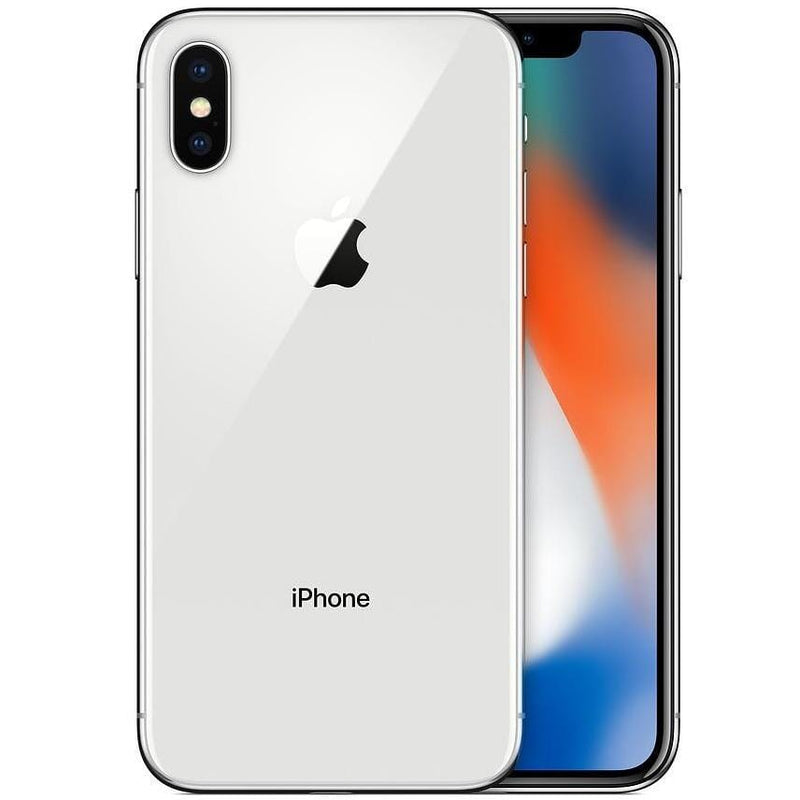 Apple iPhone X - Fully Unlocked in silver, available at Dailysale