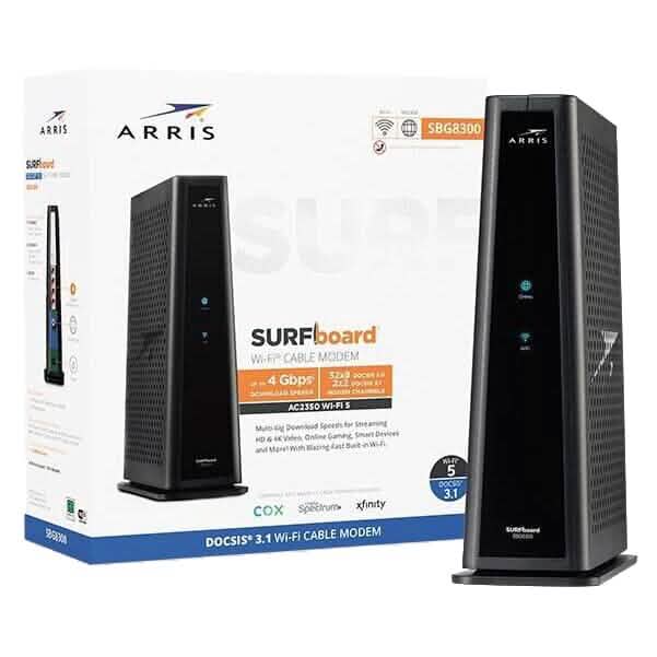 Arris SURFboard SBG8300 DOCSIS 3.1 Cable Modem & Wi-Fi Route (Refurbished) Computer Accessories - DailySale
