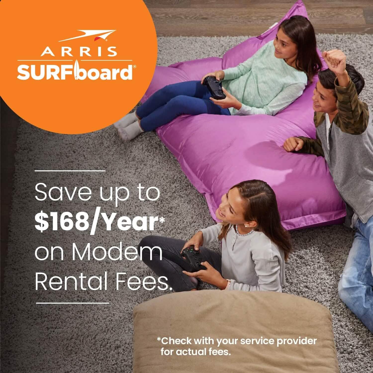 ARRIS SURFboard SBG8300 DOCSIS 3.1 Gigabit Cable Modem & AC2350 Wi-Fi Router (Refurbished) Computer Accessories - DailySale
