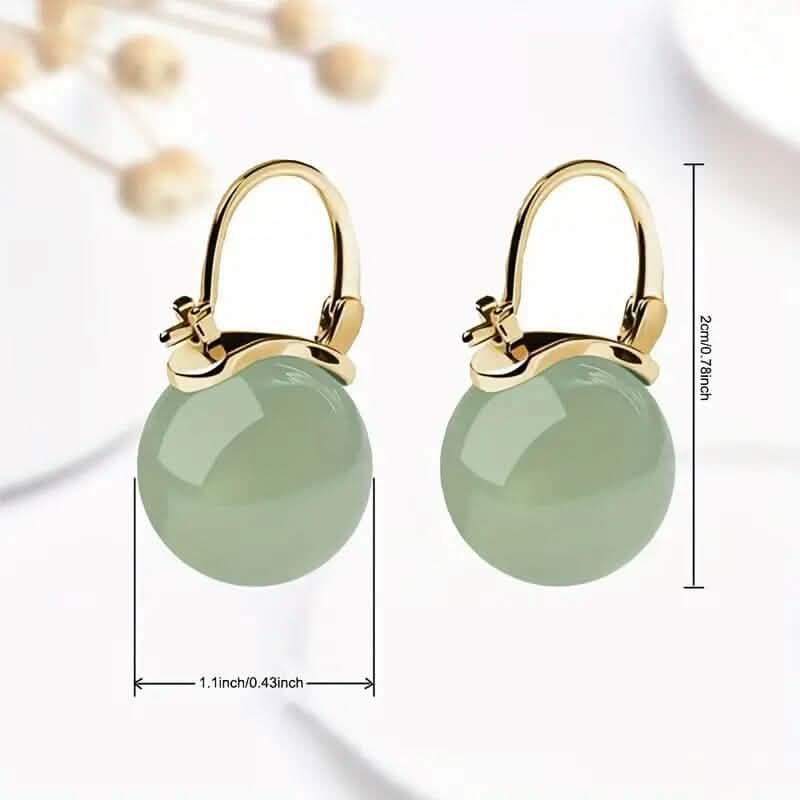 Artificial Jade Temperament Earrings Earrings - DailySale