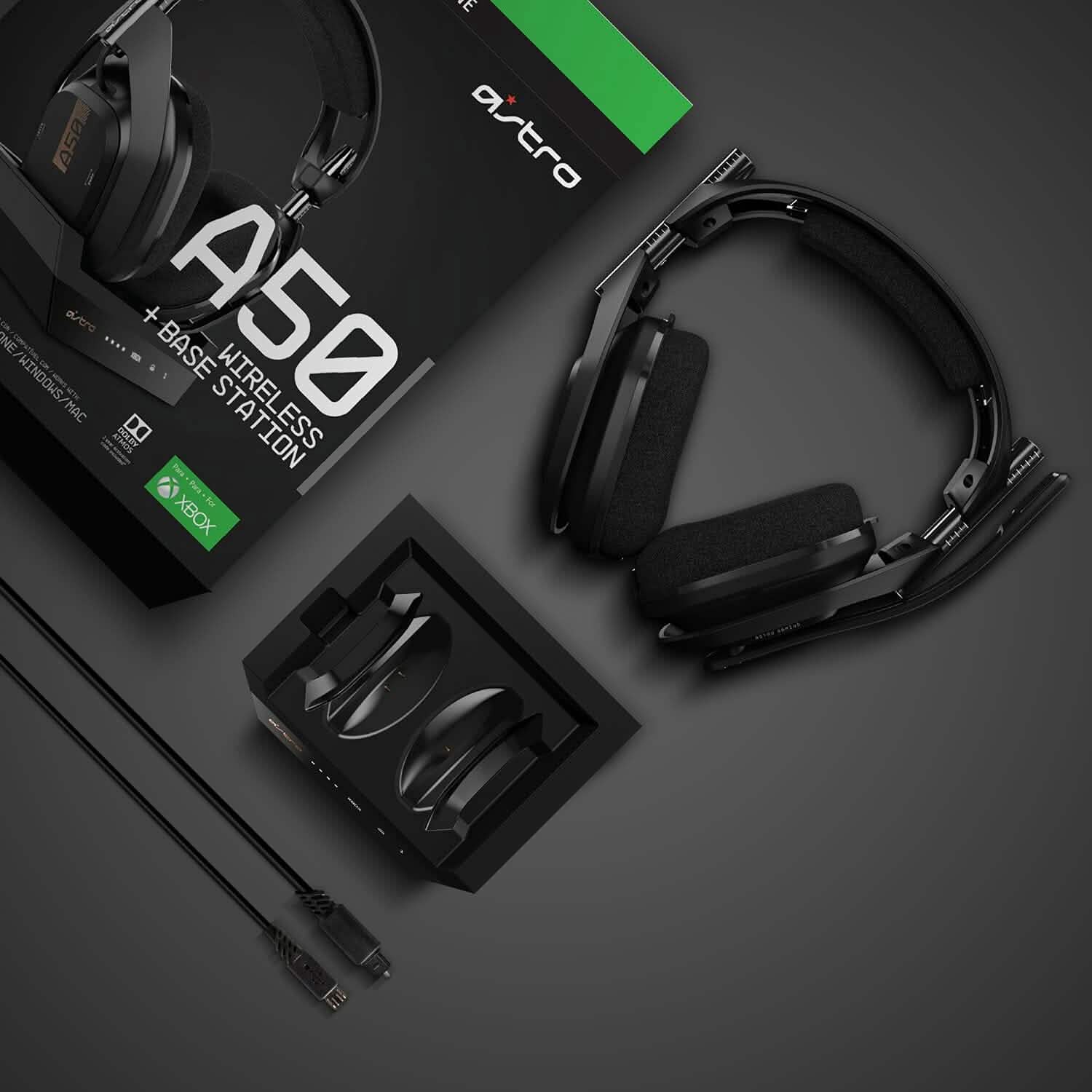 ASTRO Gaming A50 Wireless Headset + Base Station Gen 4 - Compatible with Xbox Series X|S, Xbox One, PC, Mac (Refurbished) Headphones - DailySale