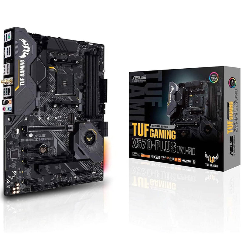 ASUS AM4 TUF Gaming X570-Plus Wi-Fi Zen 3 Ryzen 5000 and 3rd Gen Ryzen ATX Motherboard Computer Accessories - DailySale