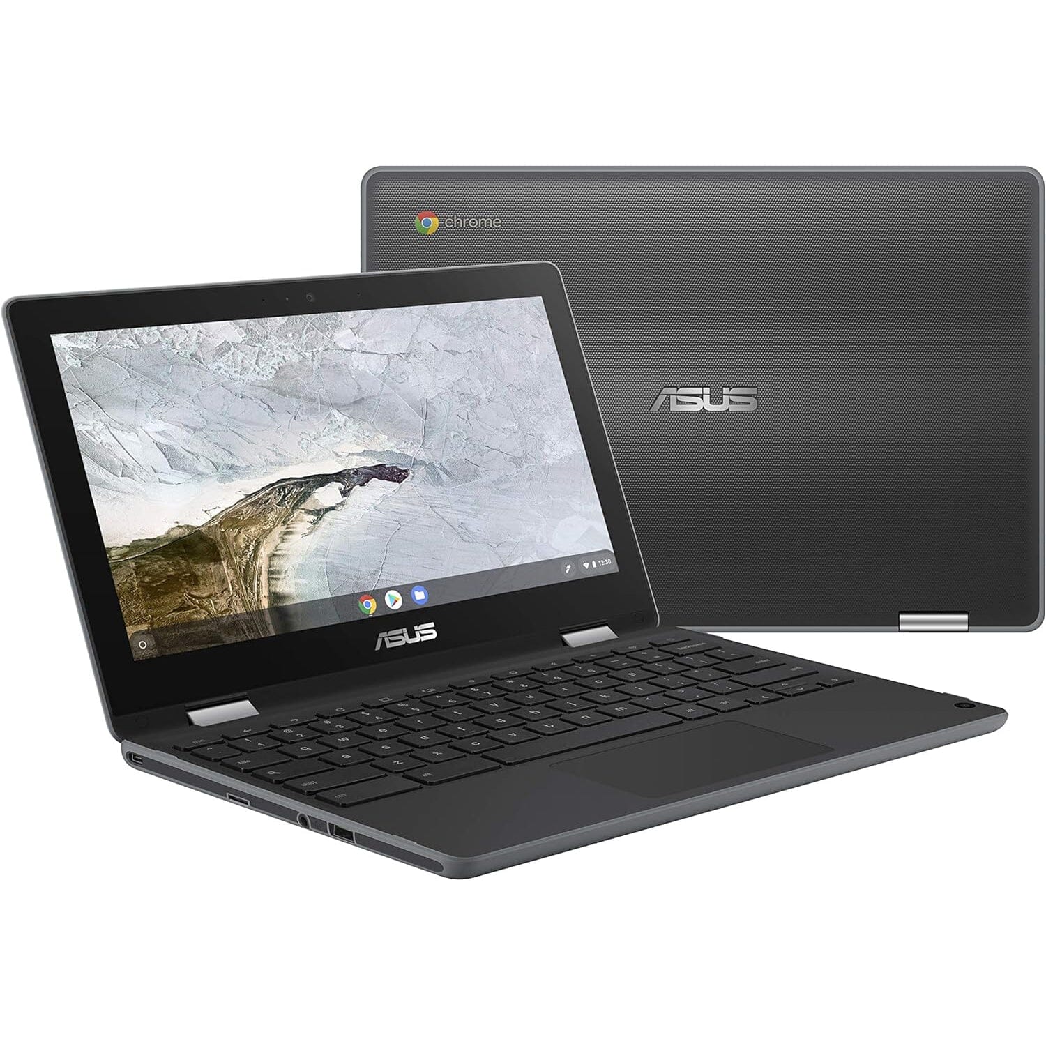 ASUS Flip C214MA-YS02T 11.6 Chromebook, Touchscreen Convertible, Intel  N4000, 4GB DDR4 RAM, 32GB Storage (Refurbished)